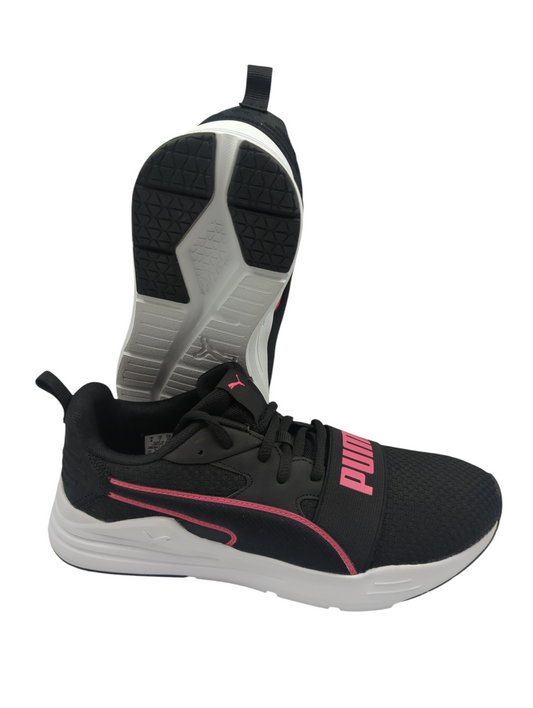 Puma Training Wired Run Pure Negro / Rosa No 25
