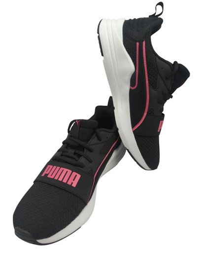 Puma Training Wired Run Pure Negro / Rosa No 25