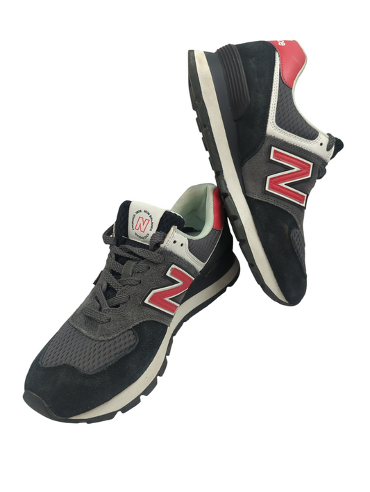 New Balance 574 Casual Training Gris / Rojo No 26