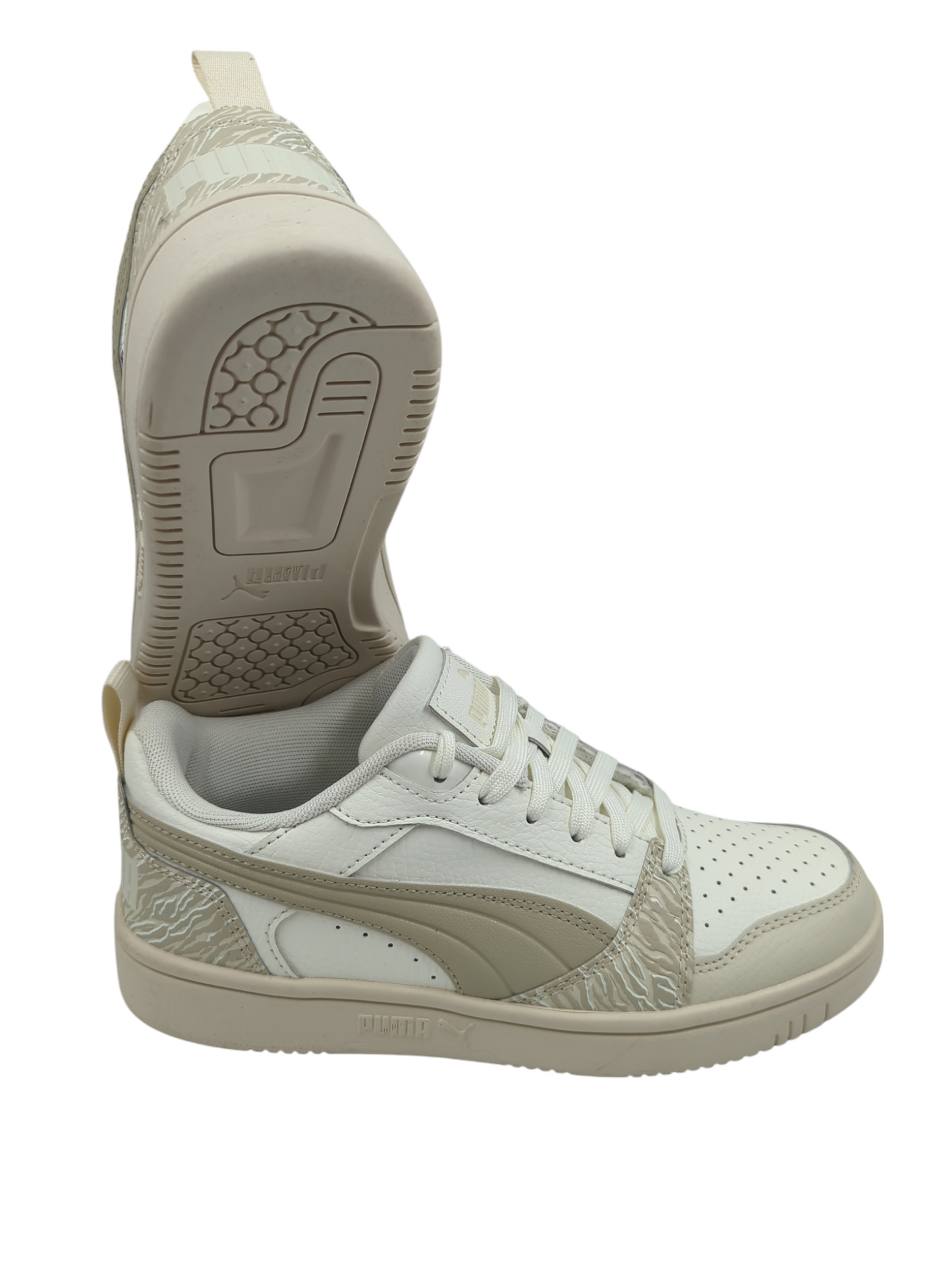 Puma Rebound Low Casual Blanco / Gris No 24
