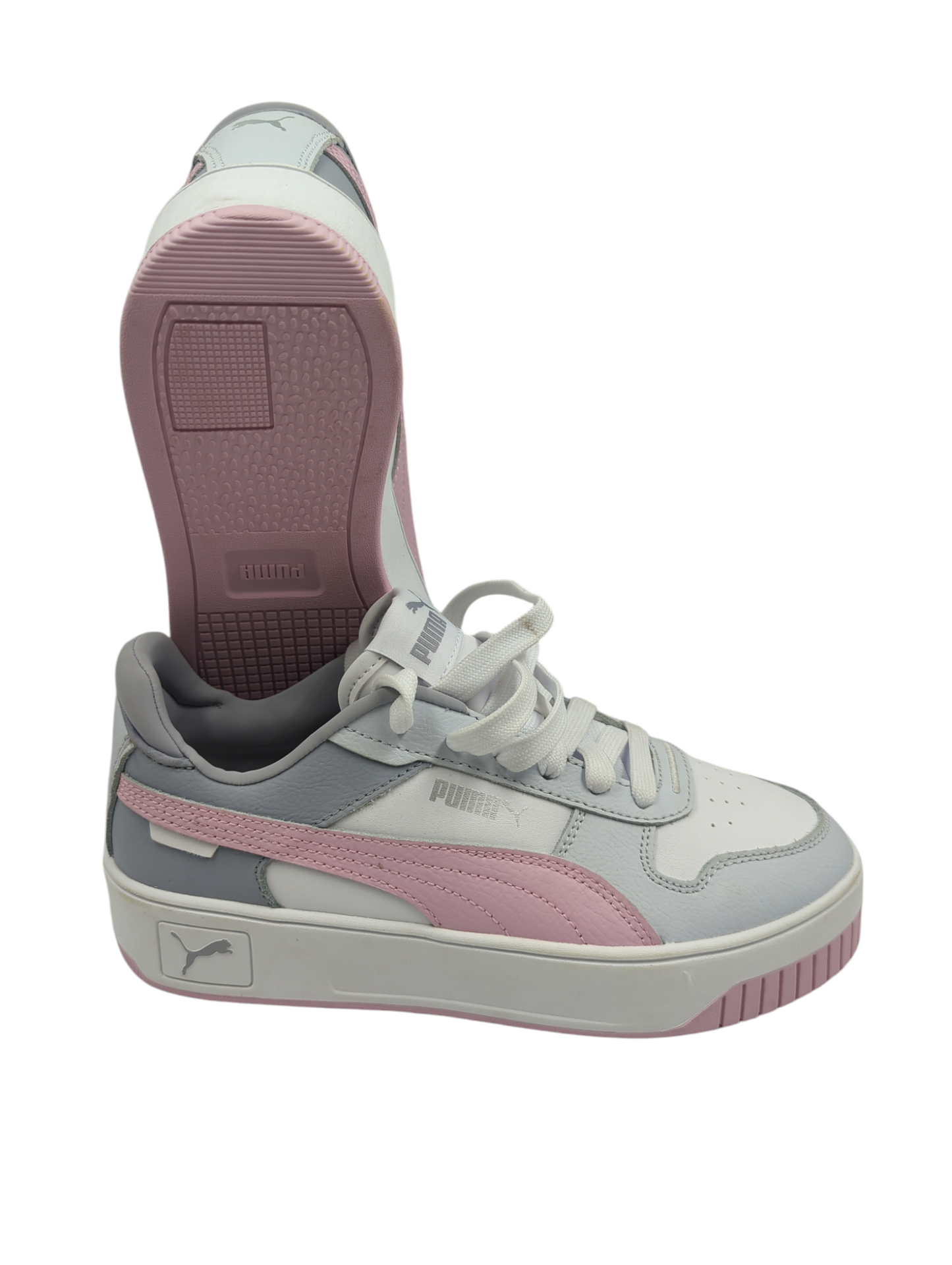 Puma Carina Street Casual Blanco / Rosa / Gris No 24