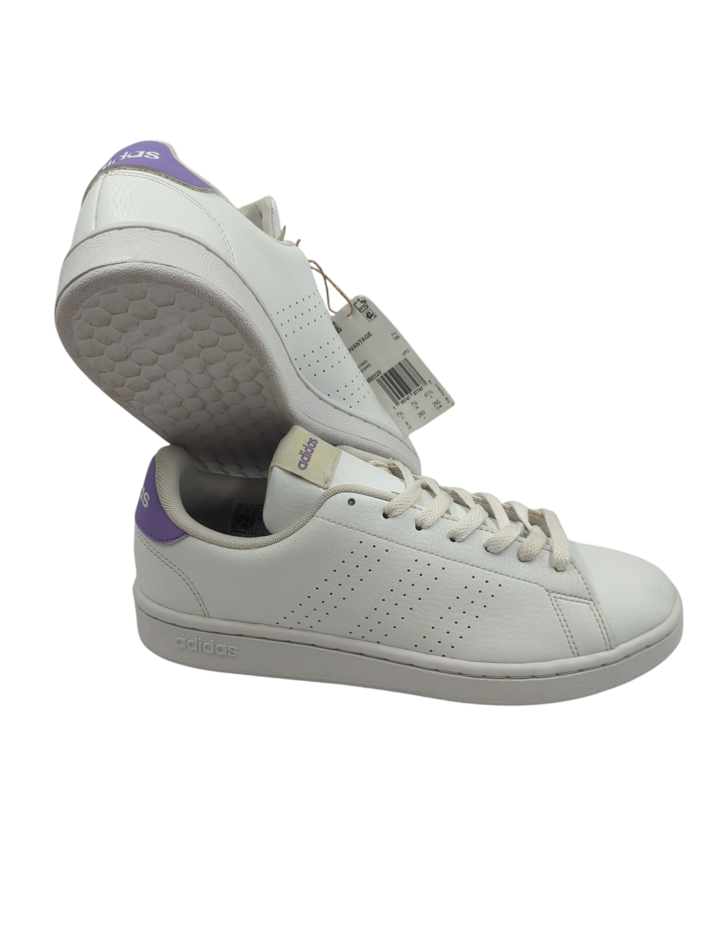 Adidas Advantage Casual Blanco / Posterior Morado No 26