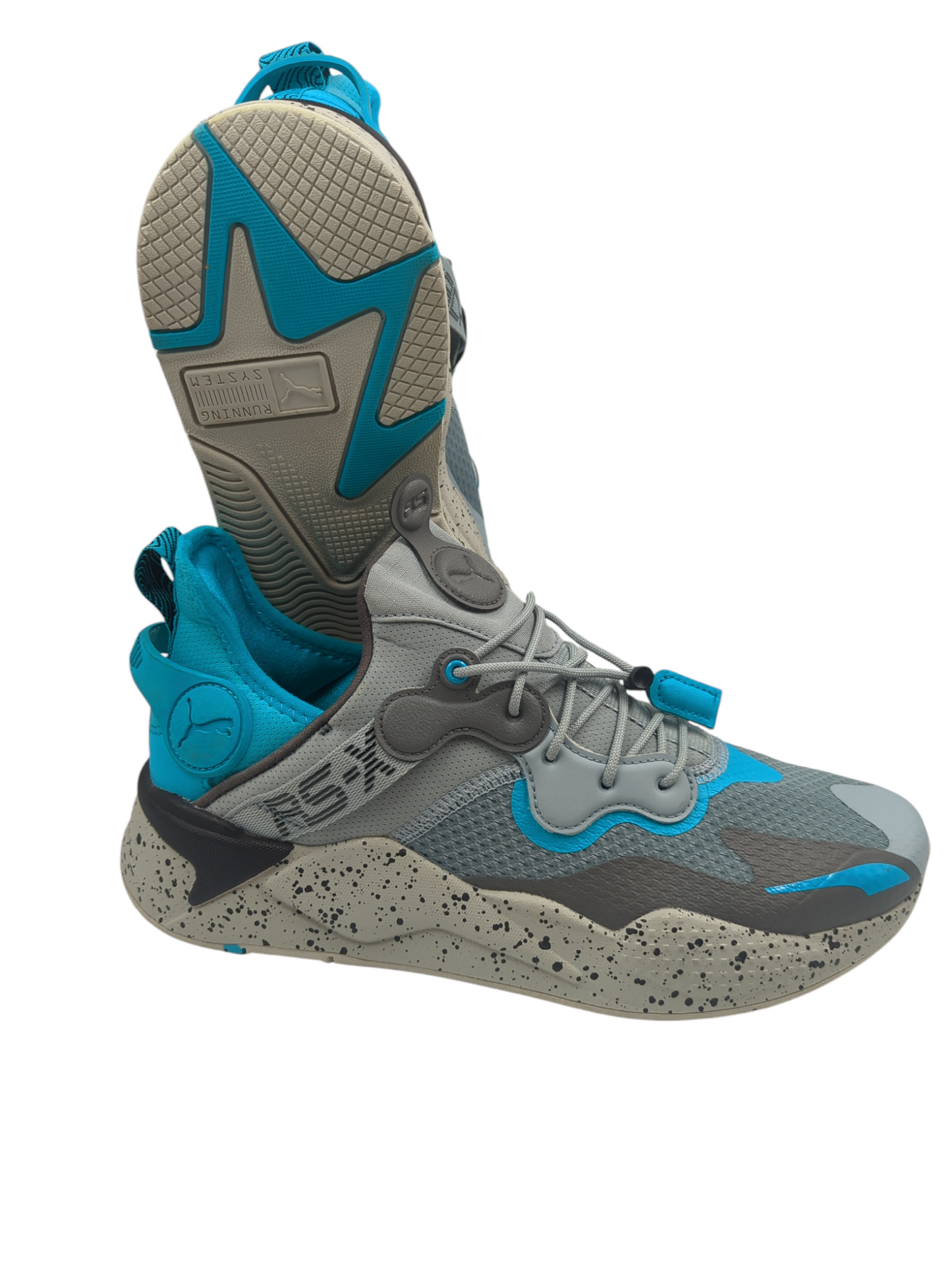 Puma RSX Tech Casual / Training Gris / Azul No 28