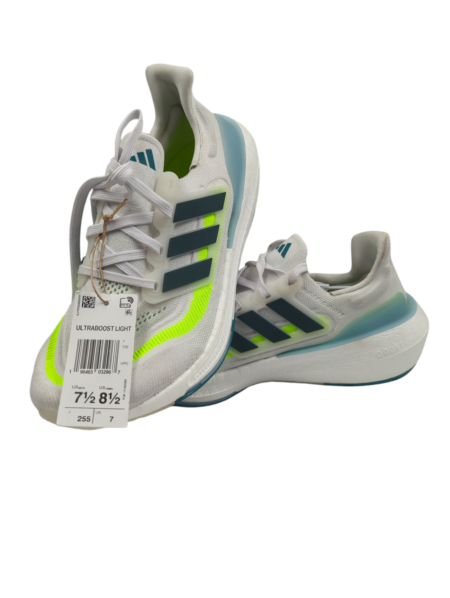 Adidas Ultraboost Ligth Running Blanco / Verde No 25.5