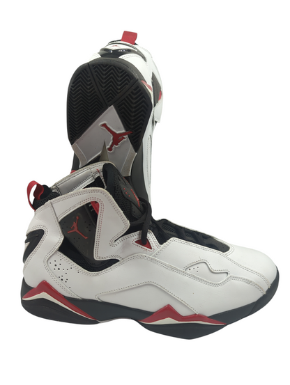 Jordan True Flight Basketball Pro Blanco / Negro / Rojo No 28.5