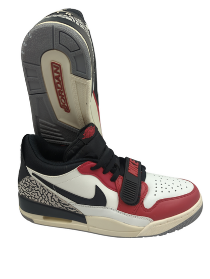 Nike Jordan Legacy 312 Low Casual Basketball Negro / Rojo / Blanco No 28