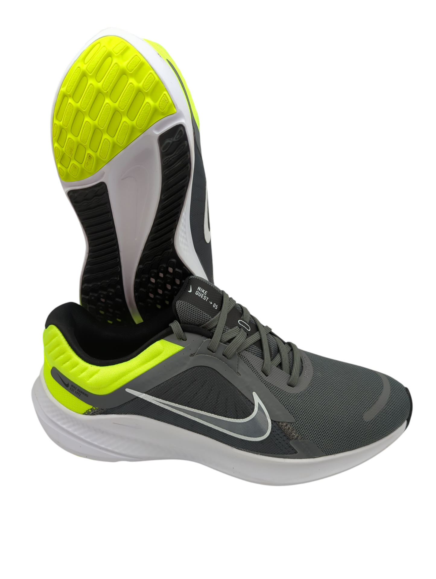 Nike Quest 05 Running Gris / Verde No 26