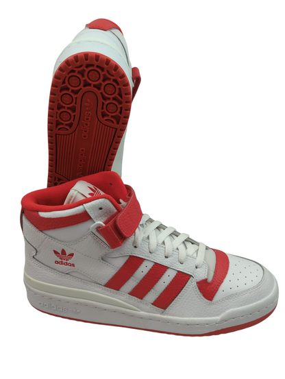 Adidas Forum Bota Piel Casual Blanco / Rojo No 27