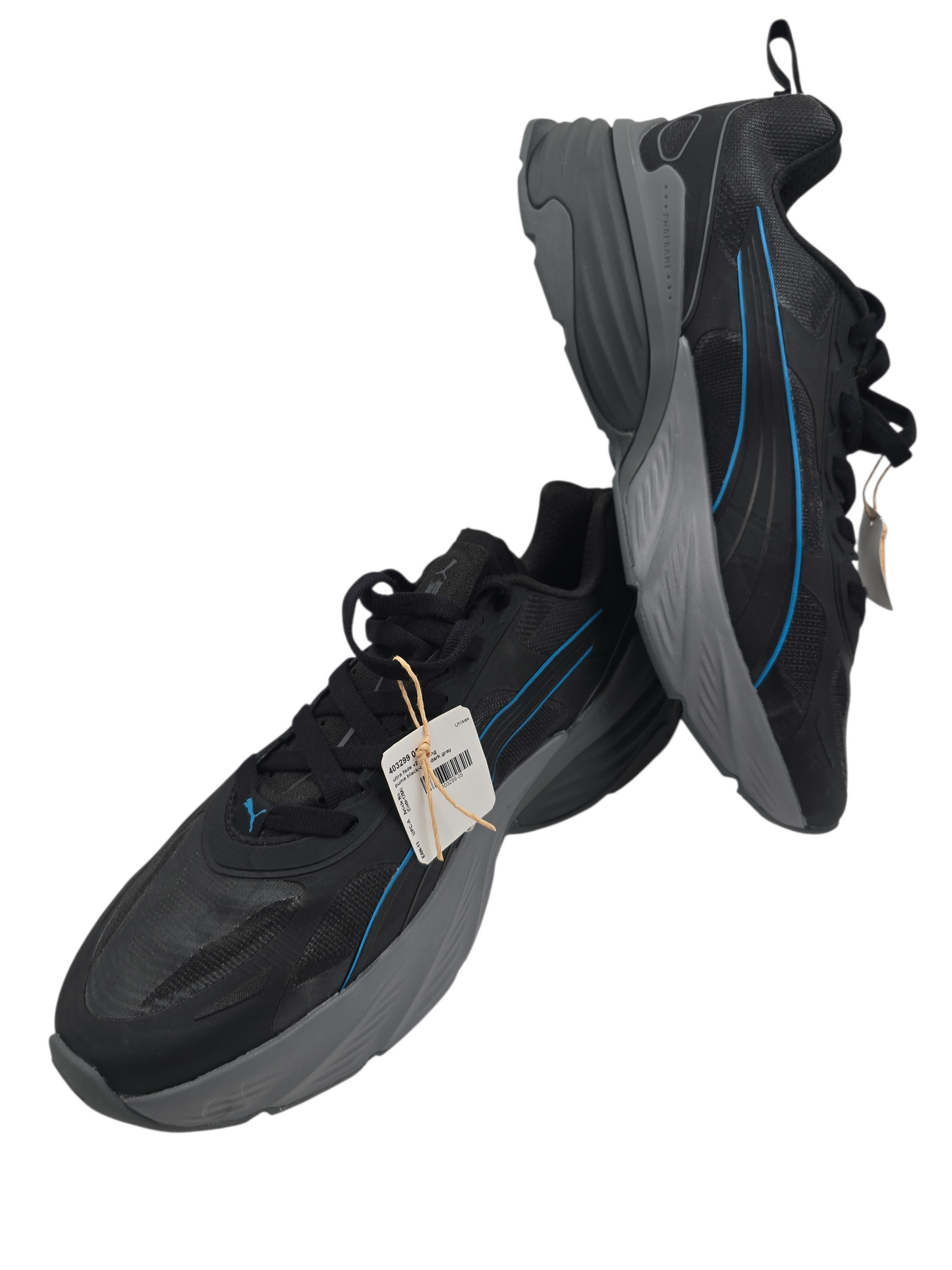 Puma Ultra Fade V2 Training Negro / Lineas Azul No 27