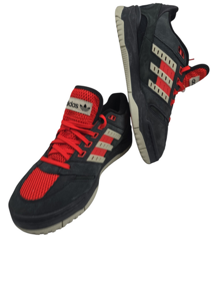 Adidas Artillery Casual Piel Gris Oscuro Rojo No 27