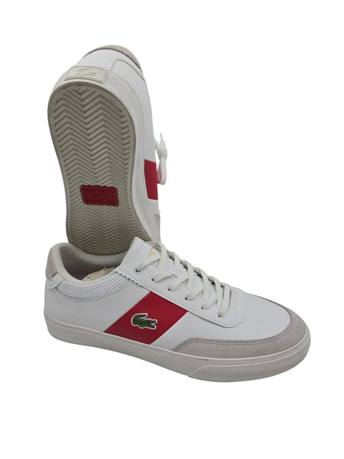 Lacoste Court Master Casual Blanco / Rojo  No 27