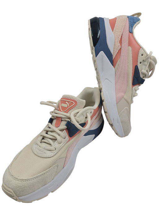 Puma Vis2k Casual Training Beige / Rosa / Azul No 25