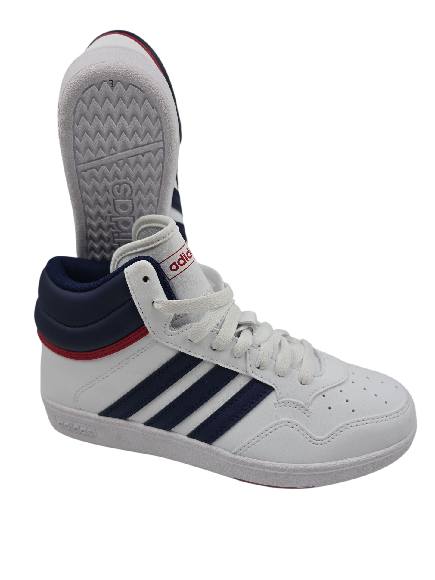 Adidas Casual Bota Blanco / Azul No 23