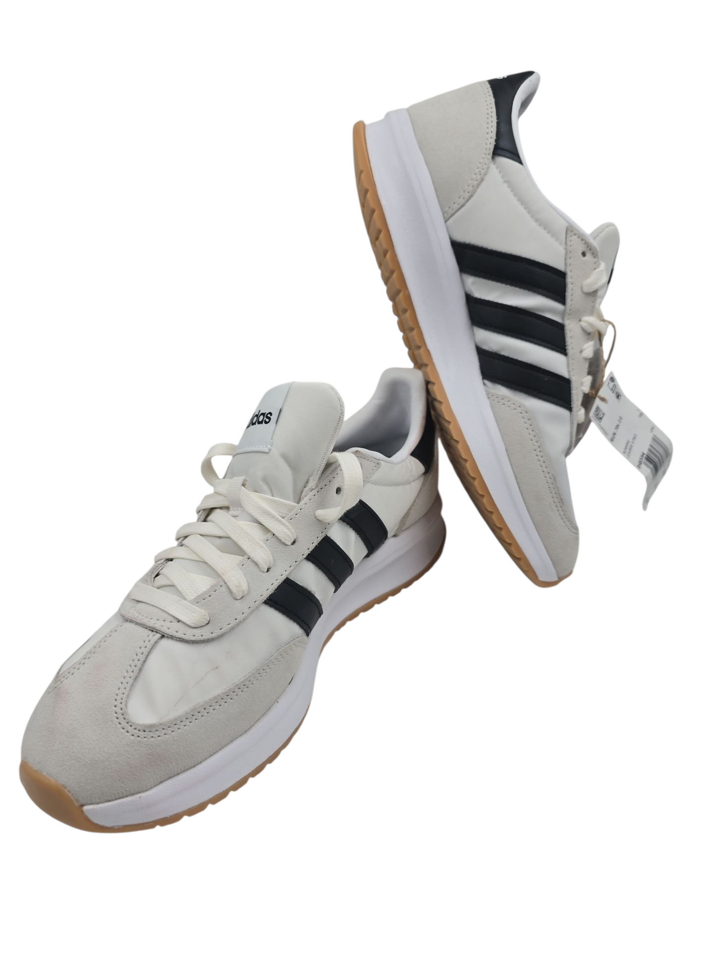 Adidas Run 70s Casual Sport Gris / Blanco / Negro / Liga No 25.5