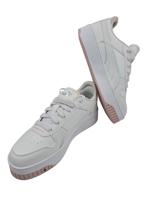 Puma Carina Pro Casual Media Plataforma Blanco / Rosa / Iridicente No 23.5