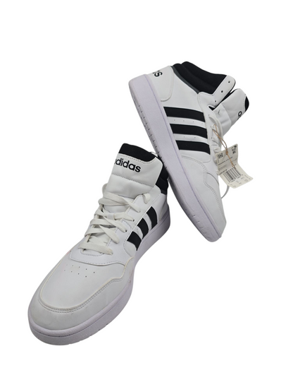Adidas Hoops 3.0 Mid Basketball Retro Casual Bota Blanco / Negro No 28.5