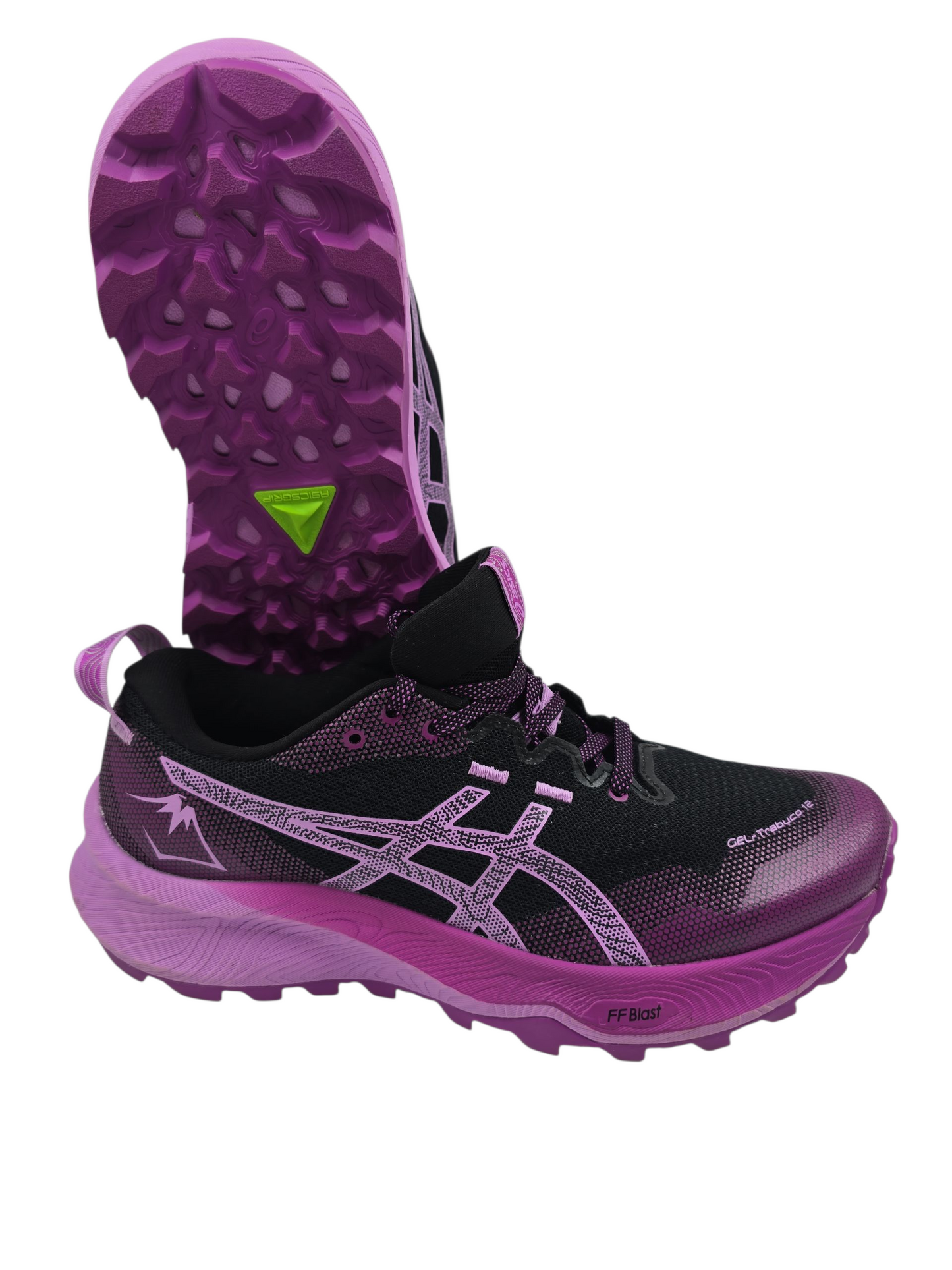 Asics Gel Trabuco 12 Trail / Senderismo Negro / Morado No 25.5