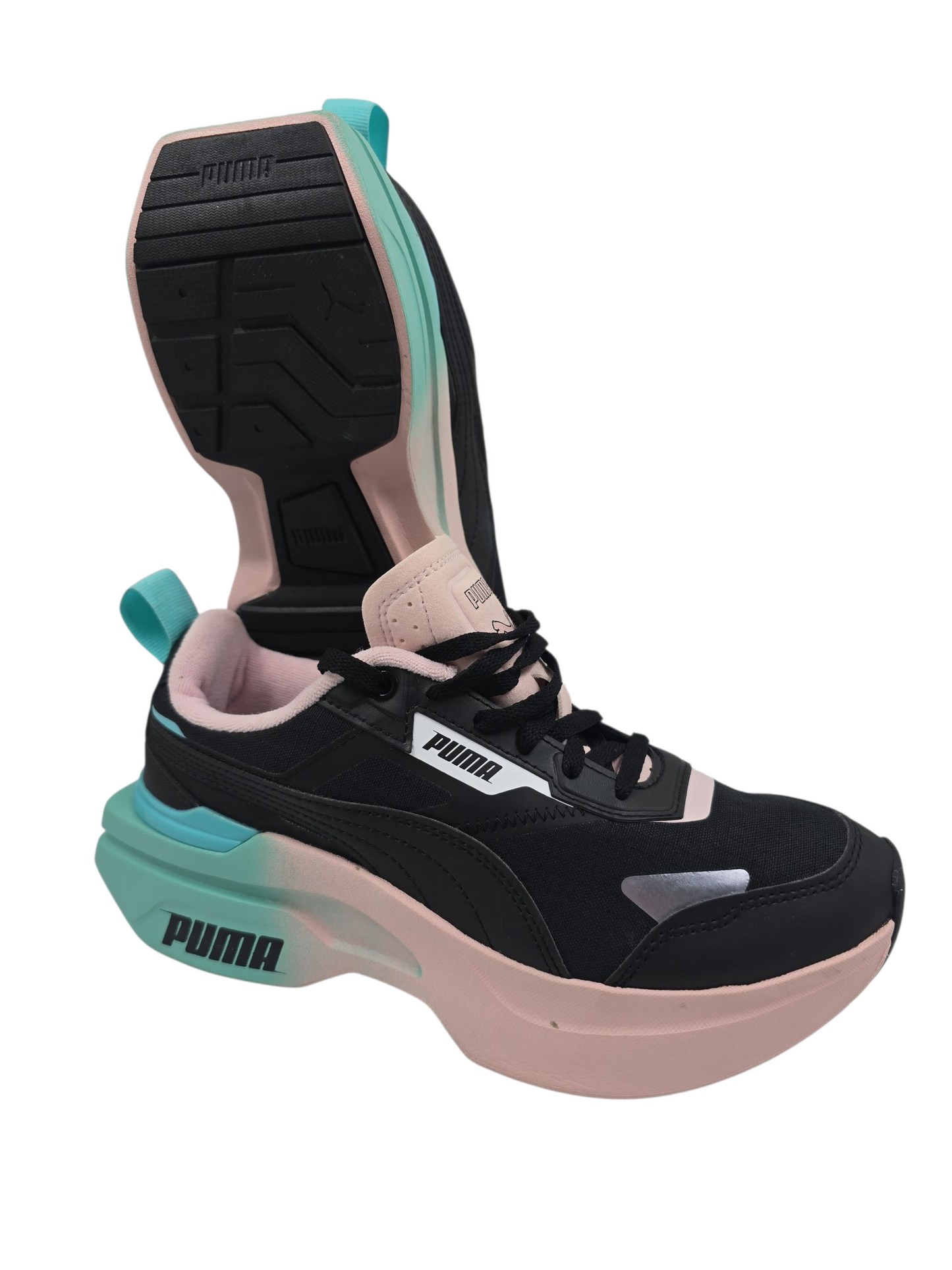 Puma Kosmo Rider Training Casual Negro / Rosa / Verde No 23
