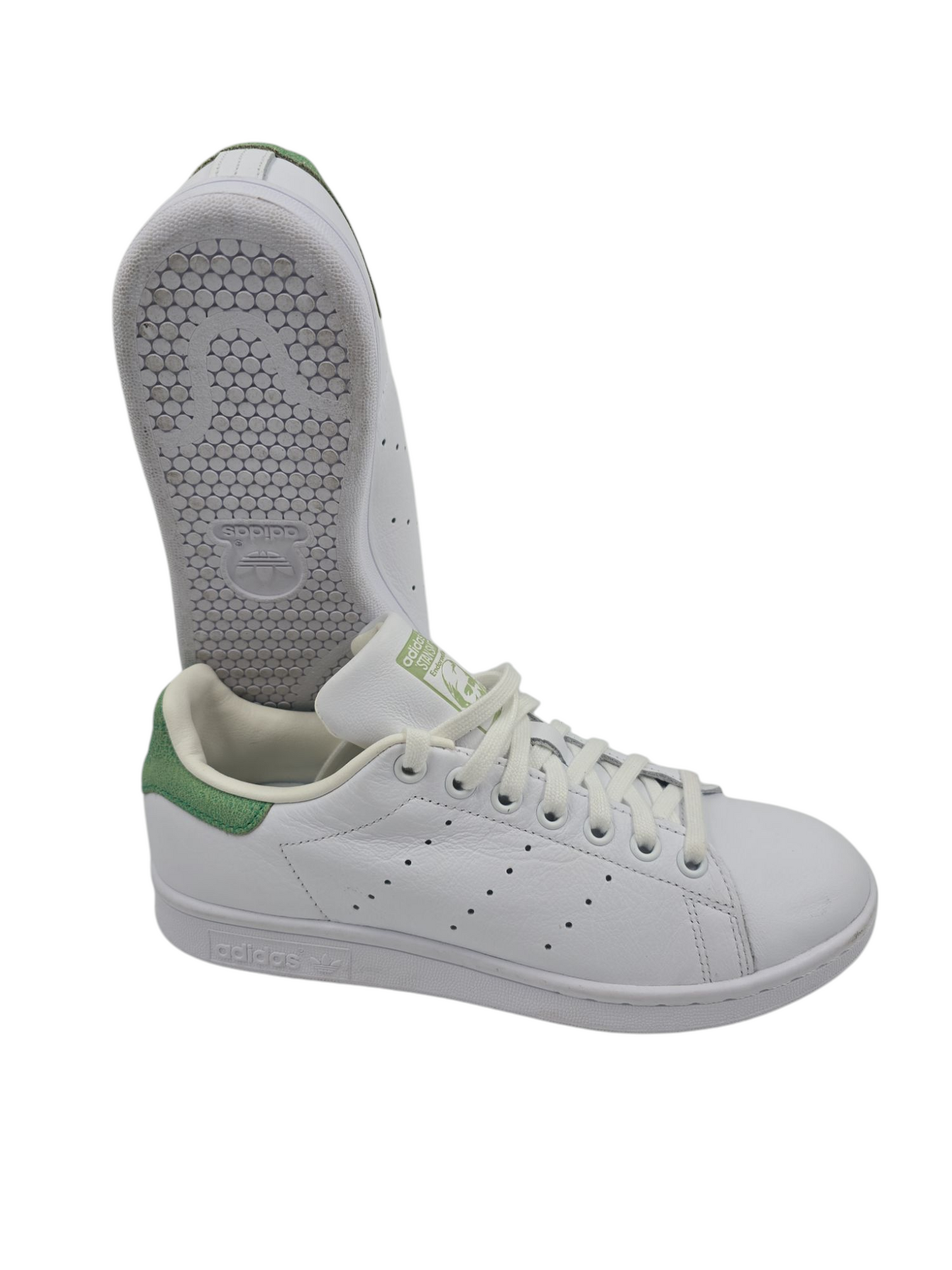 Adidas Stan Smith Casual Piel Blanco / Verde No 24.5