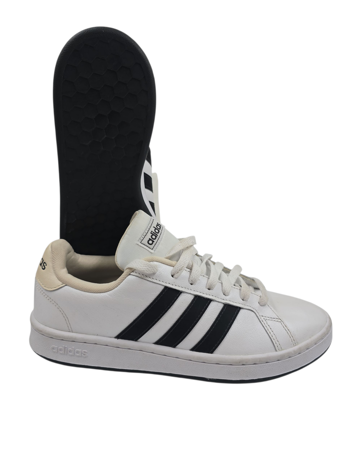 Adidas Grand Court Basic Casual Blanco / Negro No 26