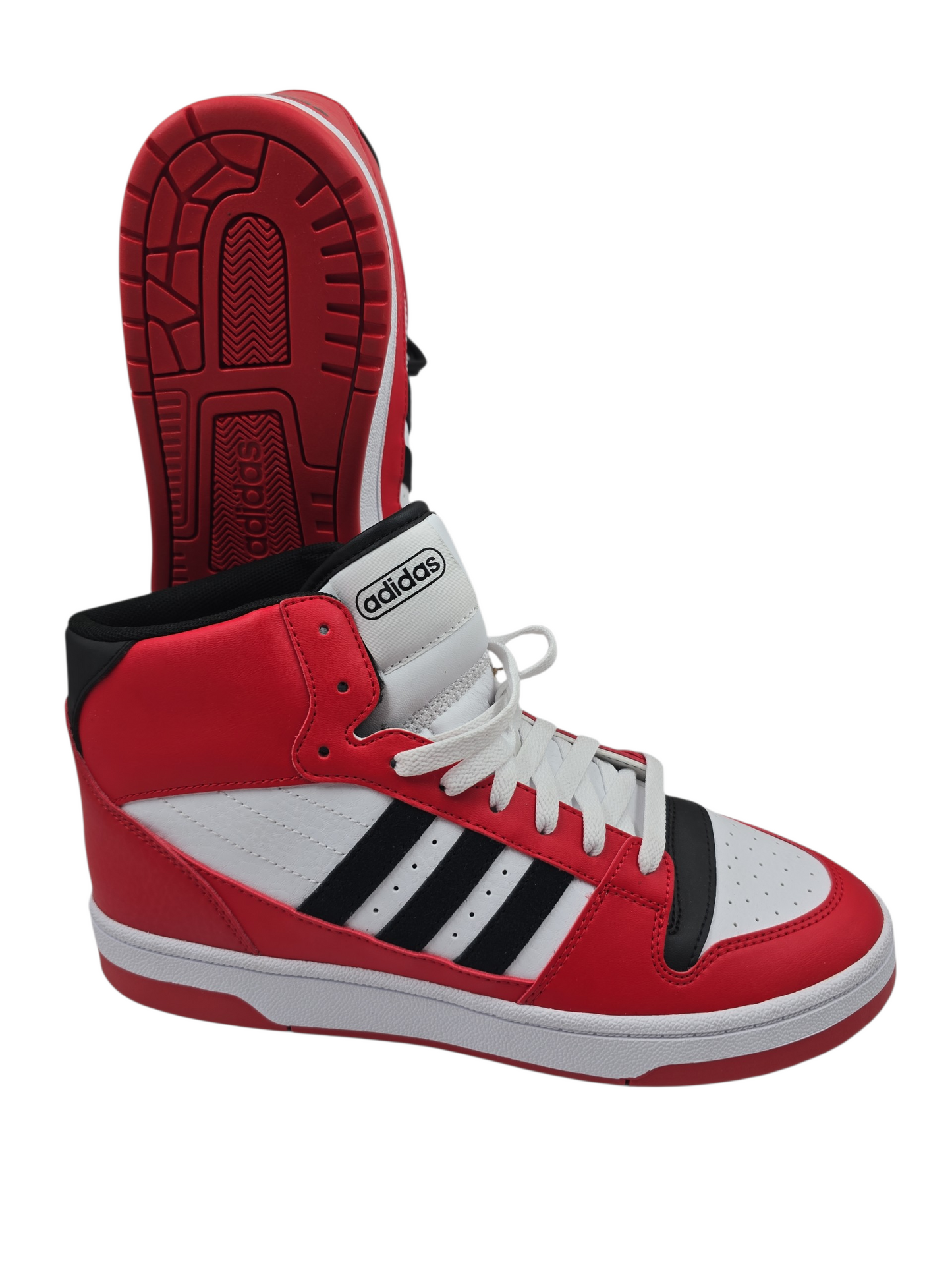 Adidas Break Star Mid Bota Casual Rojo / Negro No 26.5