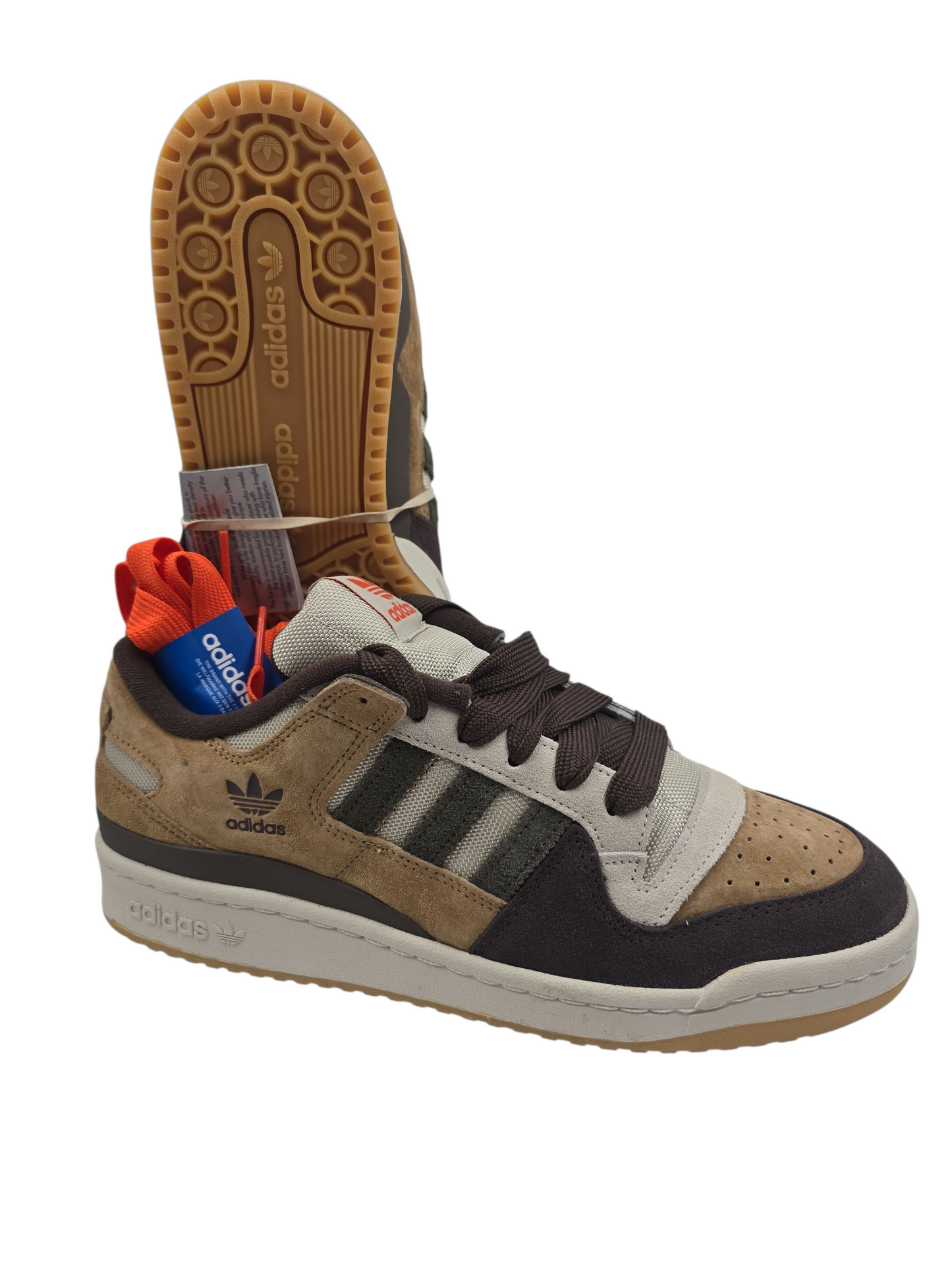 Adidas Forum 84 Low Shamrock Casual Cafe Piel No 27.5