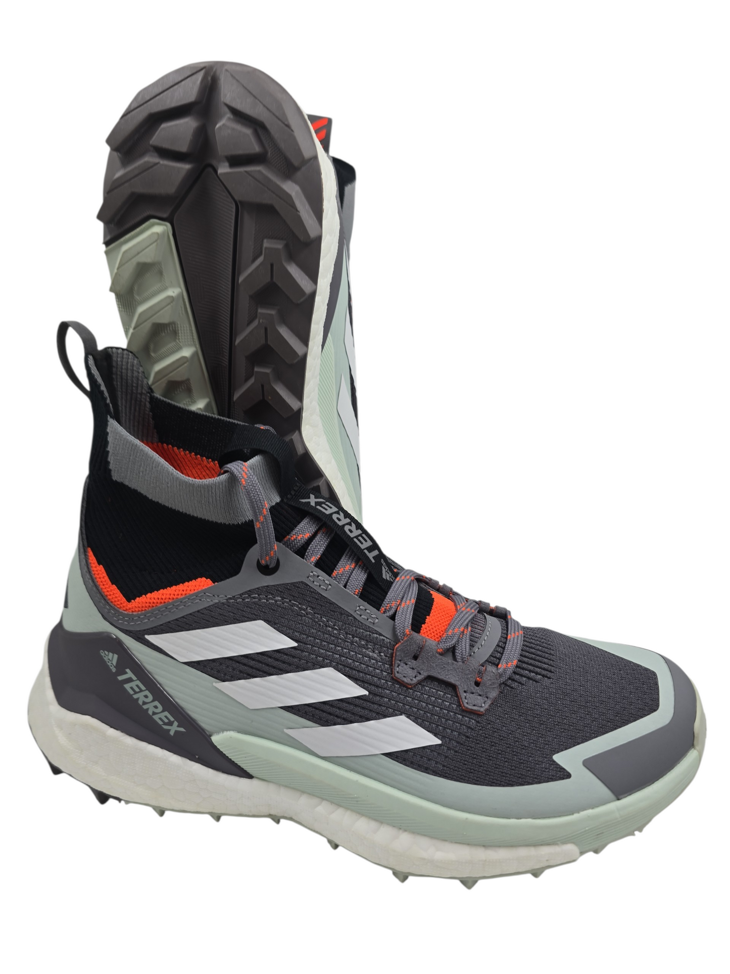 Adidas Terrex Free Hiker 2 Trail Pro Senderismo Bota Gris / Turquesa No Gris / Verde No 25
