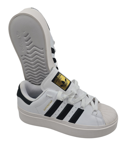 Adidas Superstar Bonega Edición especial Suela Alta Blanco / Negro No 27
