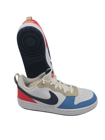 Nike Court Borough Low Casual Blanco / Azul / Rojo No 24.5