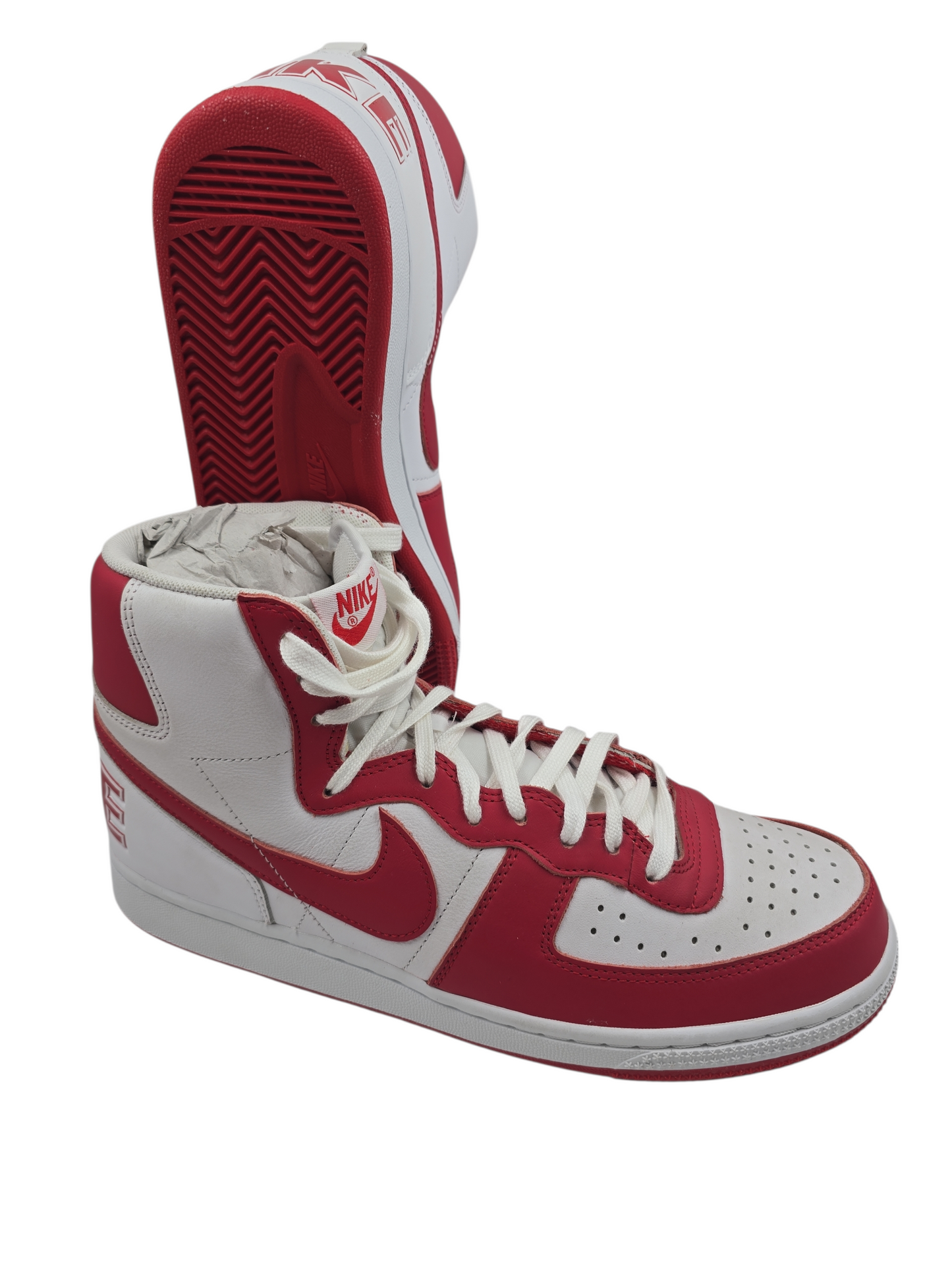Nike Terminator High Top Casual Retro Rojo / Blanco No 28.5