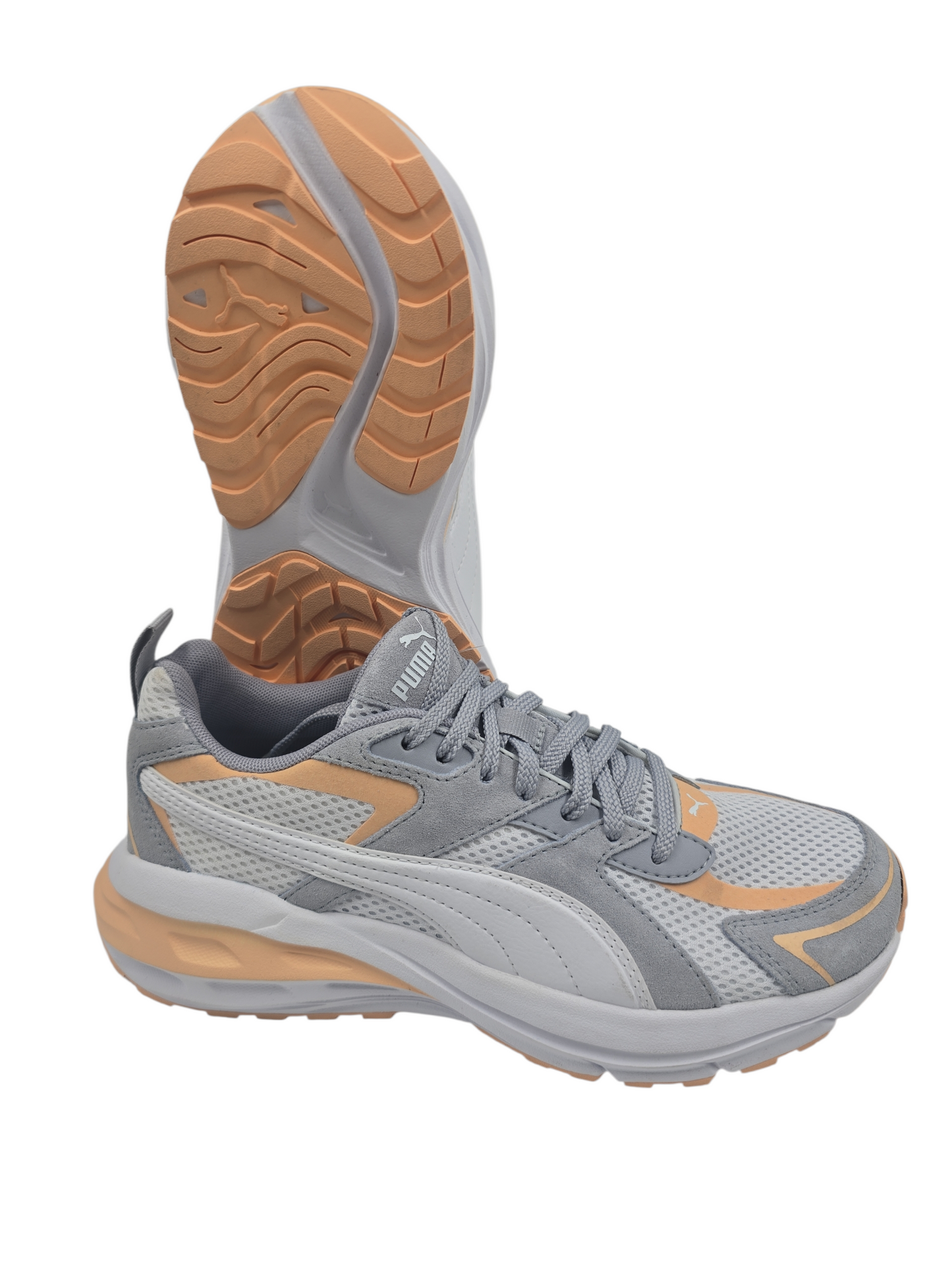 Puma Hypnotic Casual Training Gris / Naranja Claro No 23.5