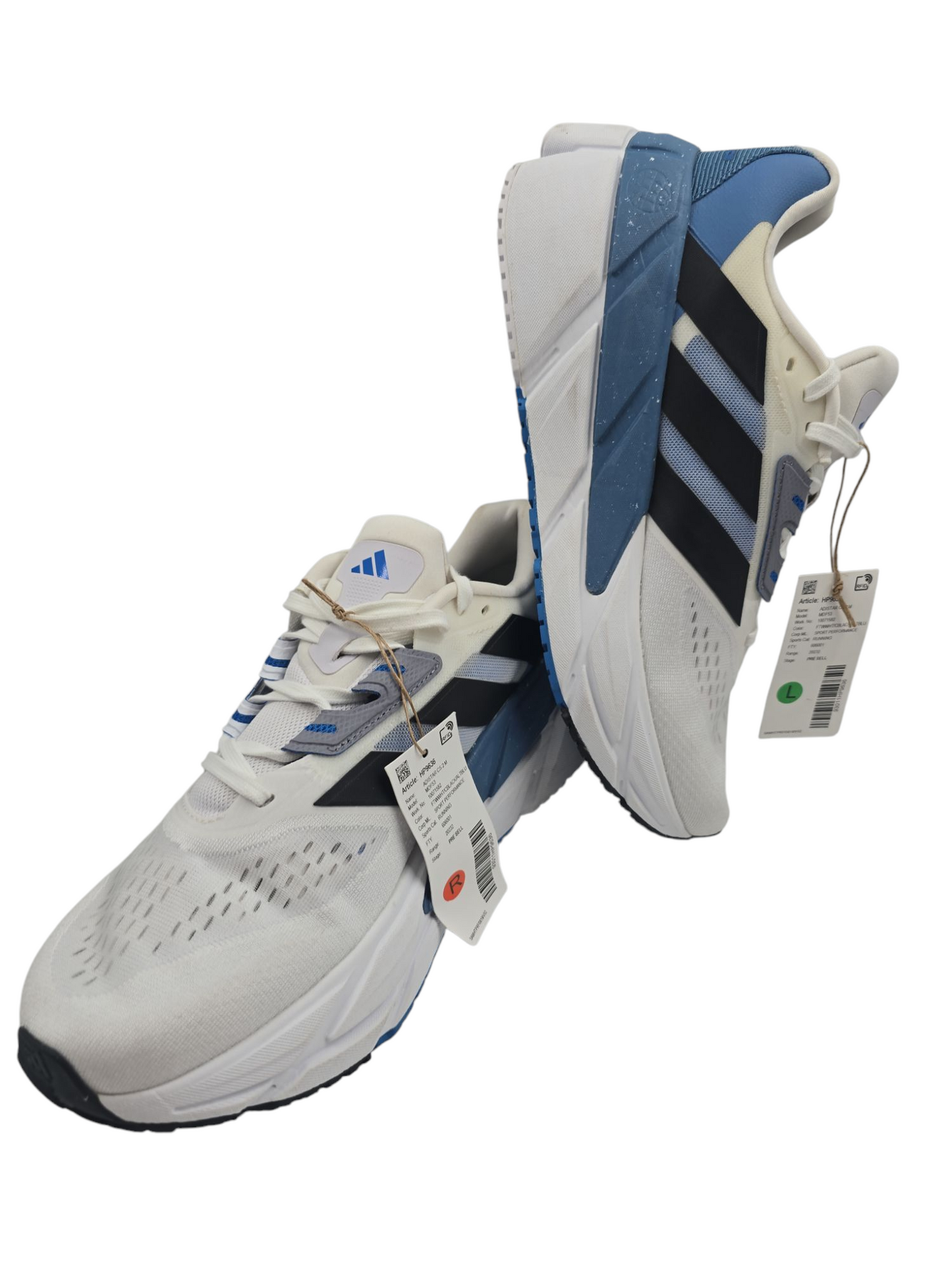Adidas Adistar Running Pro Blanco / Azul / No 27