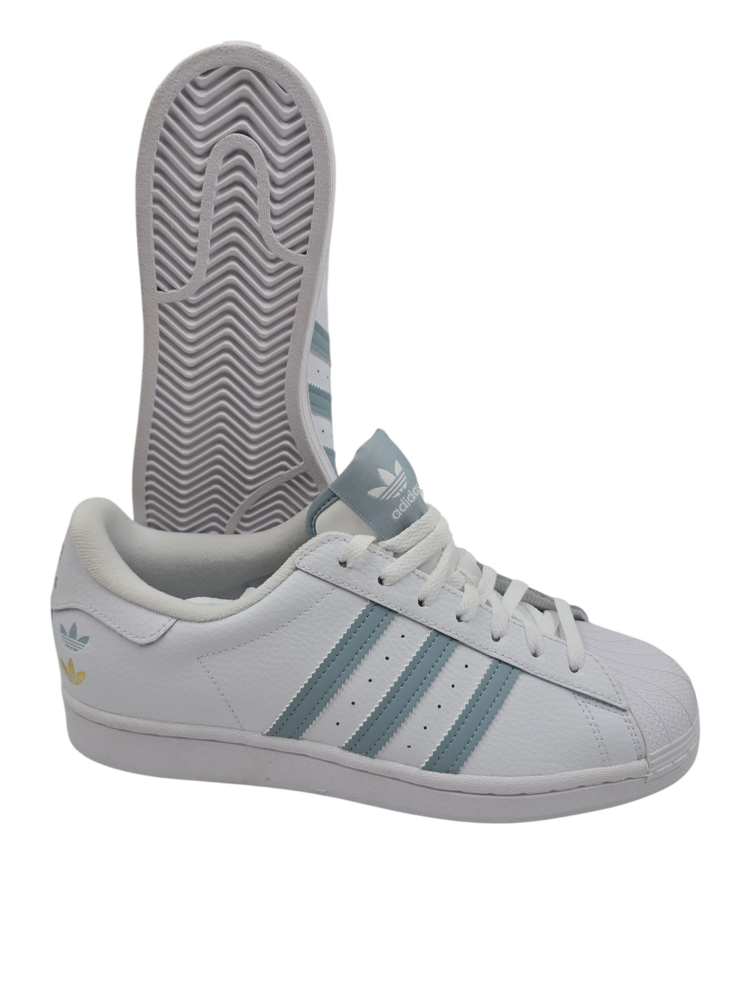 Adidas Superstar Casual Blanco / Azul Claro No 27.5