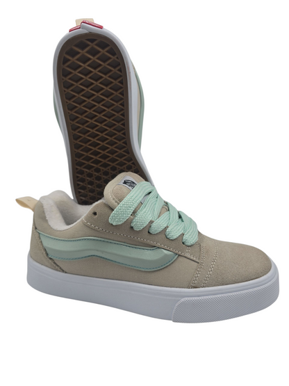 Vans Knu Skool Low Beige / Azul No 24