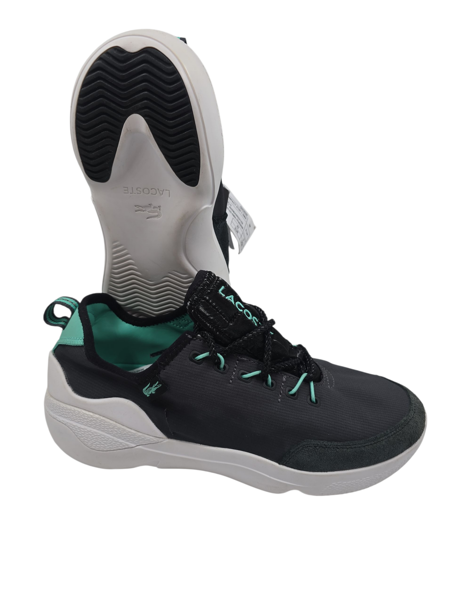 Lacoste Subra Impact Casual Sport Gris / Verde Turquesa No 27