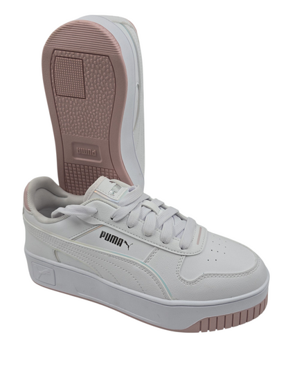 Puma Carina Pro Casual Media Plataforma Blanco / Rosa / Iridicente No 23.5