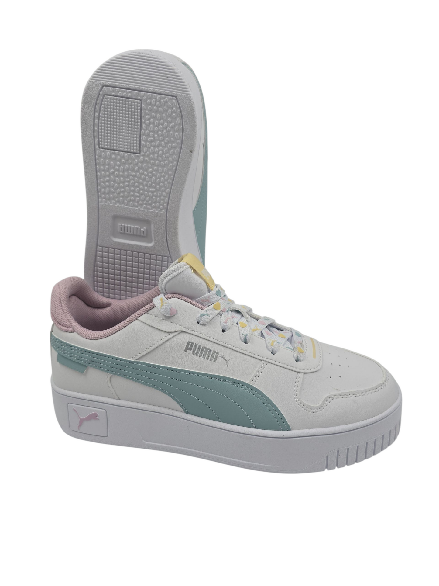 Puma Carina Street Media Plataforma Casual Blanco / Pastel No 23