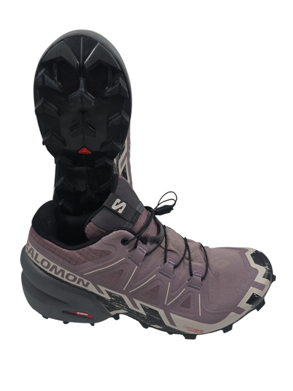 Salomon Speed Cross 6 Running Trail Pro Senderismo Morado / Negro No 25