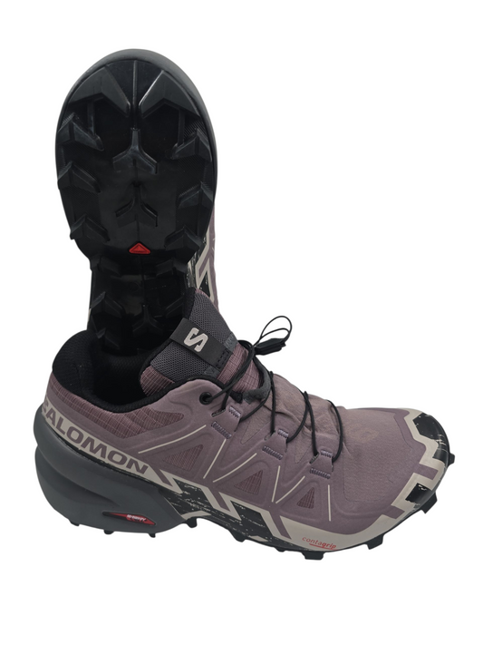 Salomon Speed Cross 6 Running Trail Pro Senderismo Morado / Negro No 25