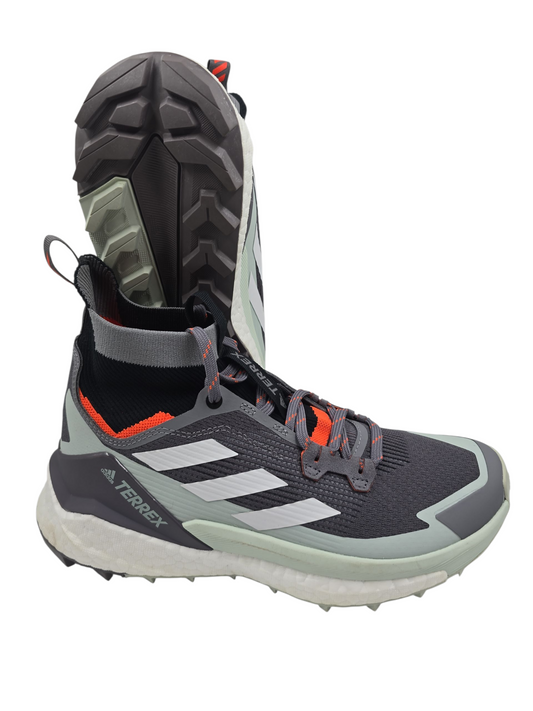 Adidas Terrex Free Hiker 2 Bota Senderismo Trail Pro Boost Gris / Verde Agua No 24