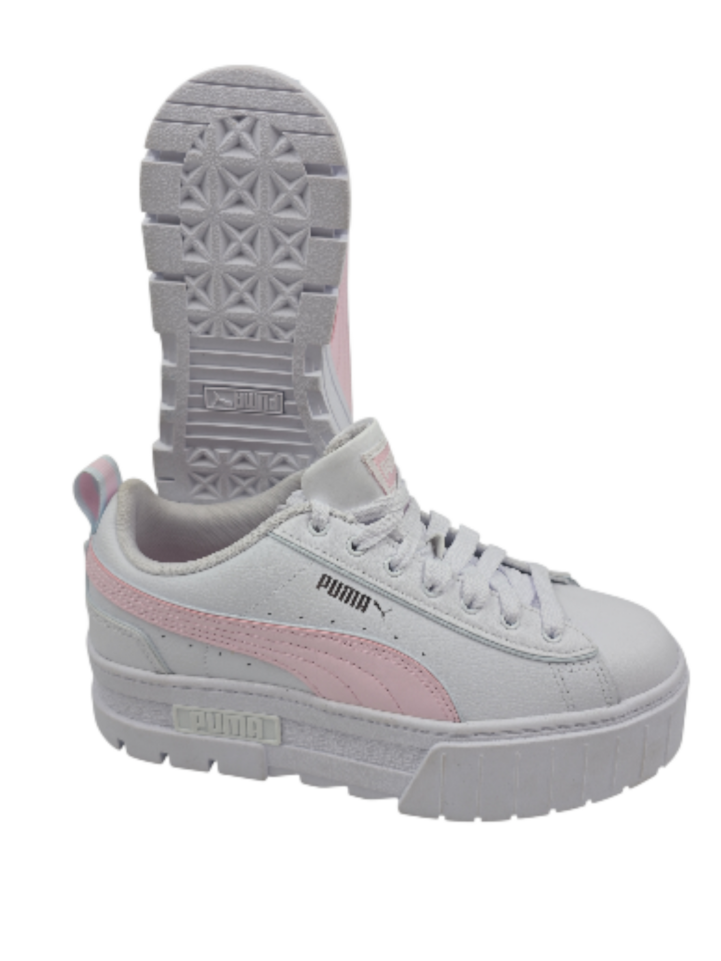 Puma Mayze Casual Plataforma Blanco / Rosa No 24.5