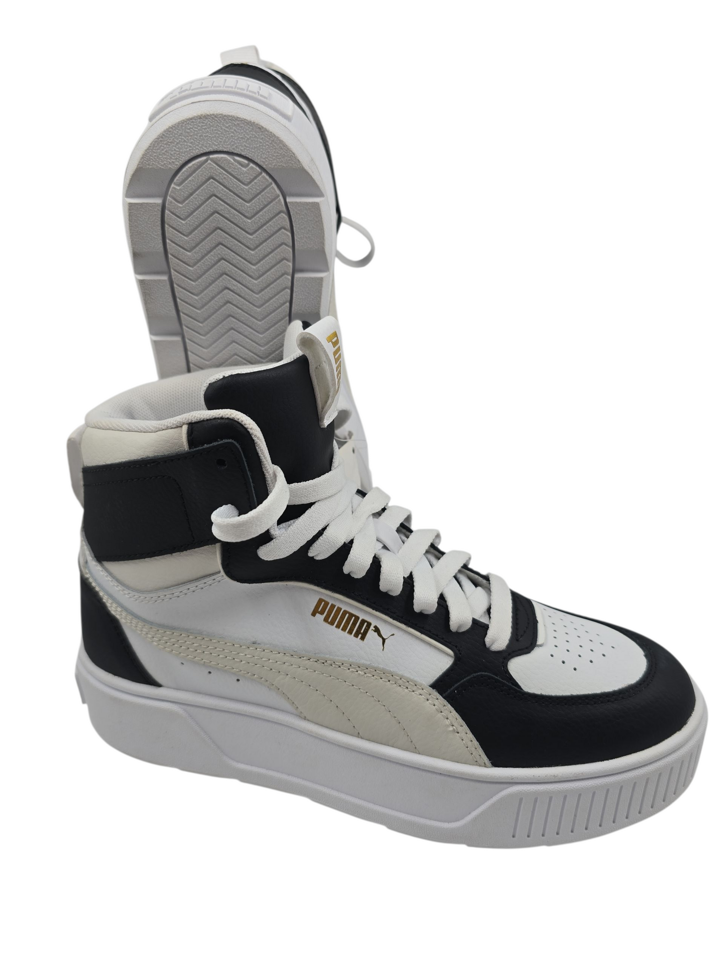 Puma Mayze Bota Casual Plataforma Negro / Blanco No 23.5