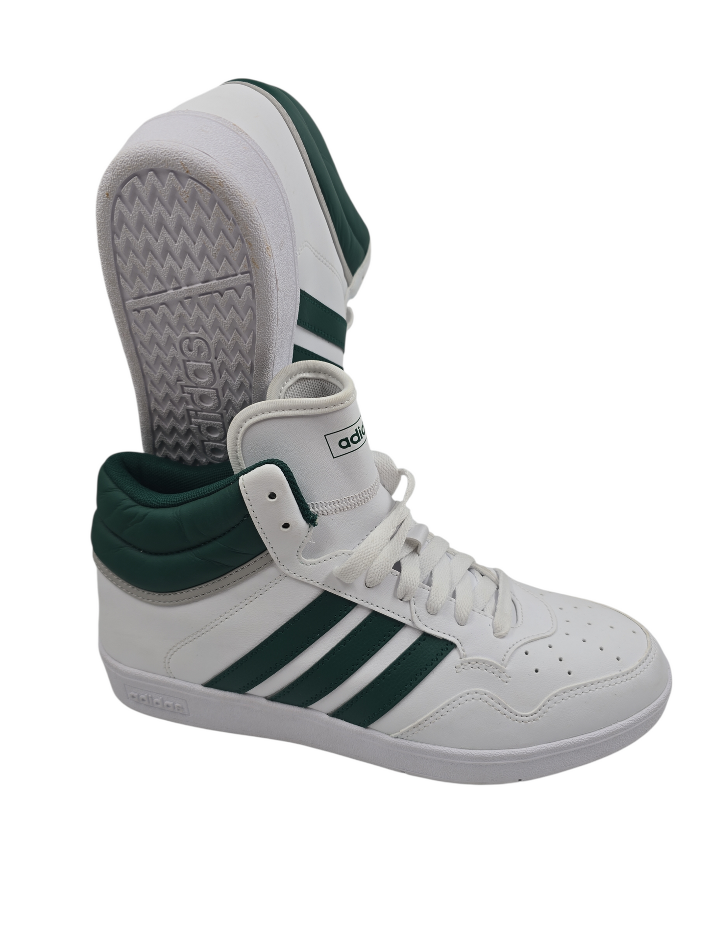 Adidas Hoops 4.0 Casual Bota Blanco / Verde No 26
