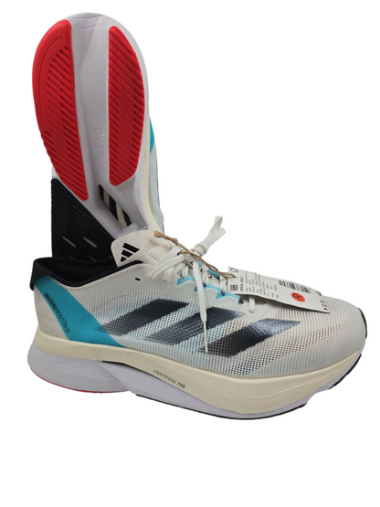 Adidas Adizero Boston 12 Running Pro Fibra Carbono Blanco / Azul No 27
