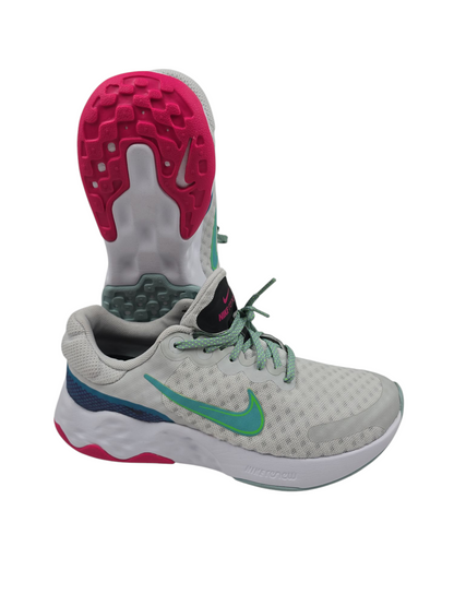 Nike Renew Ride 3 Training Gris / Verde / Rosa No 23.5