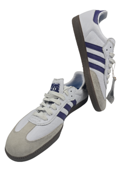Adidas Samba Skate Casual Blanco Piel / Morado No 29