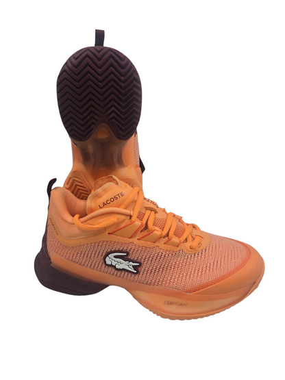 Lacoste Ultra Clay Court Casual / Tennis / Frontenis / Squash Naranja / Vino No 23.5