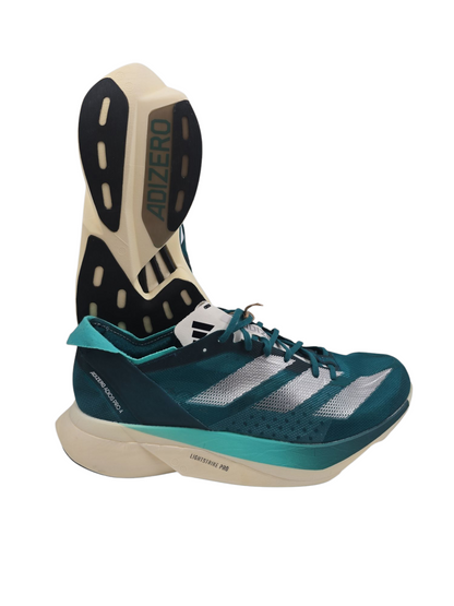 Adidas Adizero Adios Pro 4 Running Pro Fibra de Carbono Azul Jade / Plata No 27