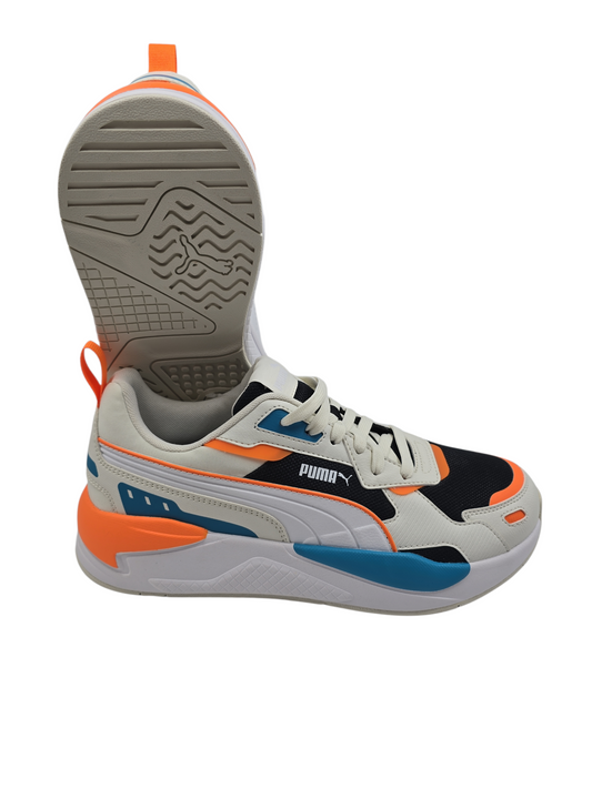 Puma X Ray 3 Training Casual Beige / Negro / Naranja No 27