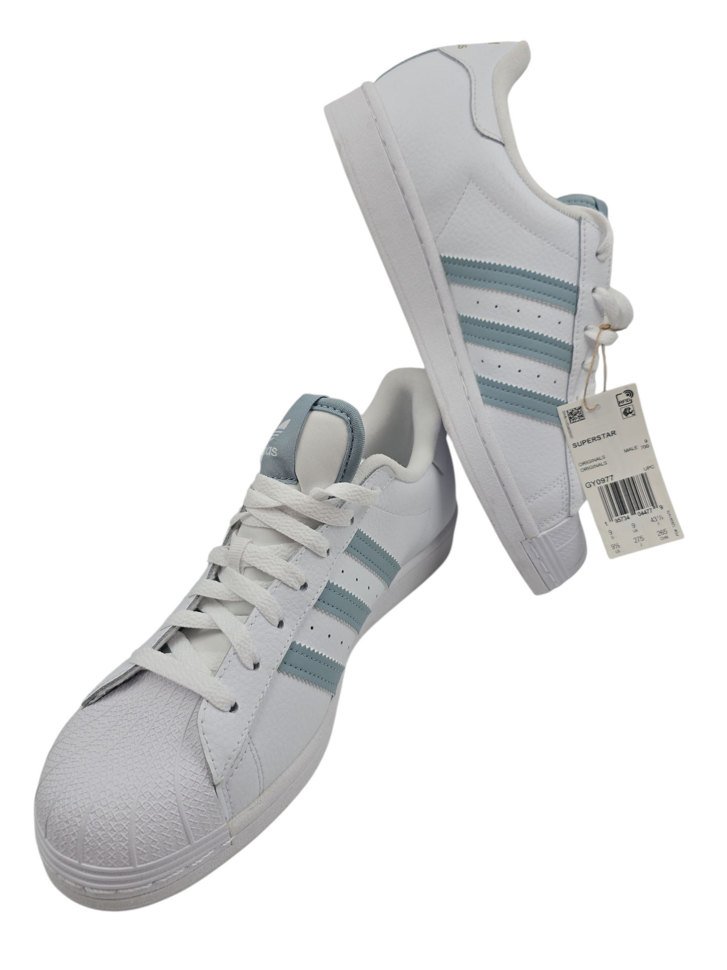 Adidas Superstar Casual Blanco / Azul Claro No 27.5